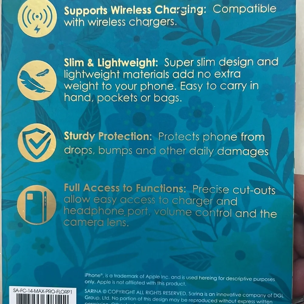 SARINA Slim case for iPhone 14 Pro Max